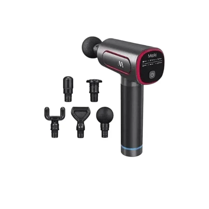 Deep Muscle Tissue Massage Gun with Multiple Attachments – Rechargeable Portable Percussion Massager