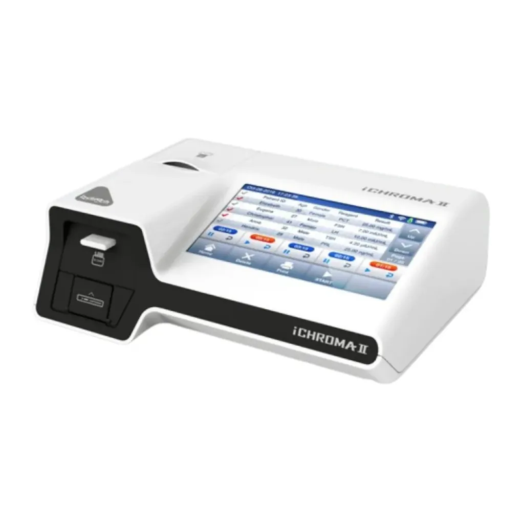 ichroma™ II Immunoassay Analyzer – Automated Fluorescence Immunoassay POCT Analyzer