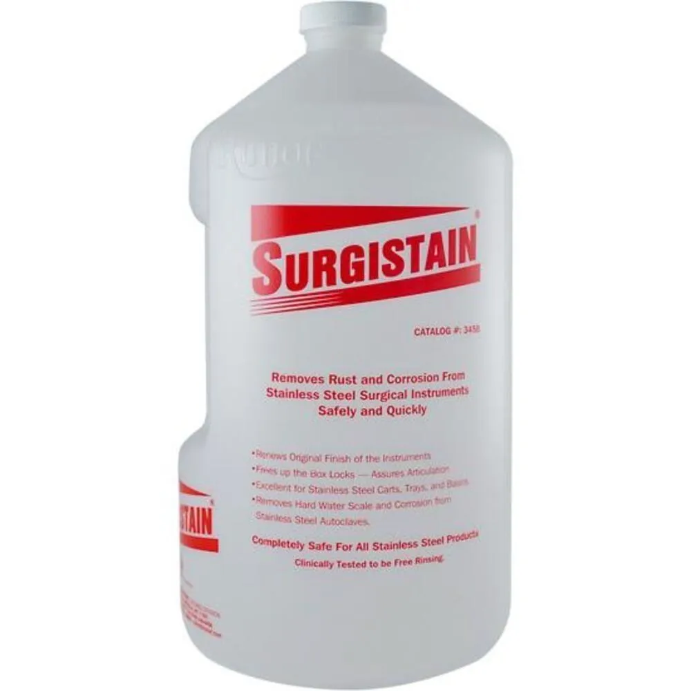 Surgistain™ Solution 4 Litres – Surgical Instrument Stain & Rust Remover
