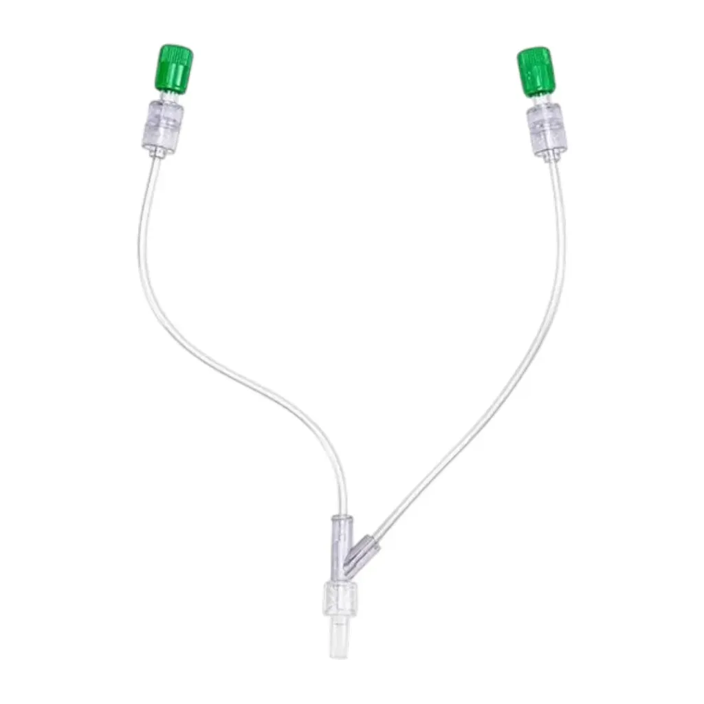 CT Scan Injector Y-Connector Tubes – Dual-Line High-Pressure Contrast Media Injection Tubing