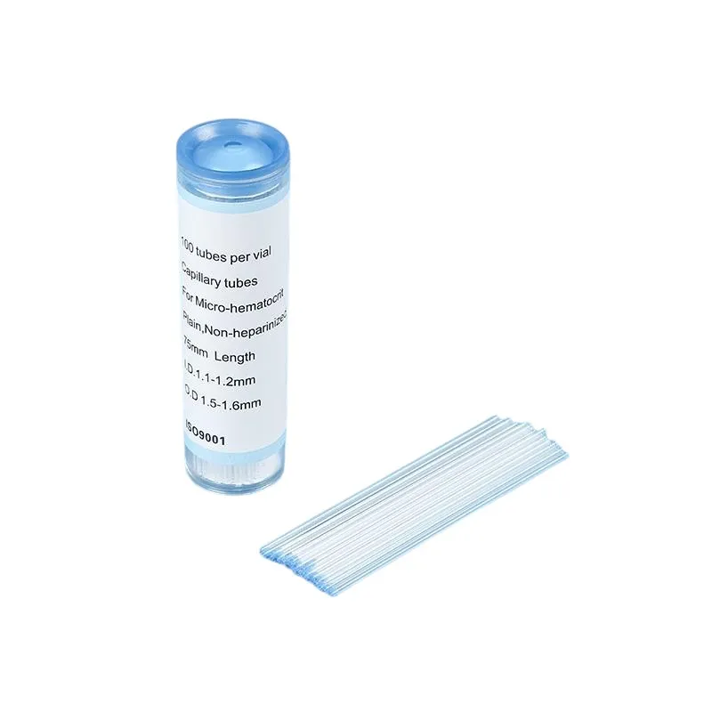 Plain Capillary Tubes 100’s – Non-Heparinized Microhematocrit Blood Collection Tubes for Laboratory Use