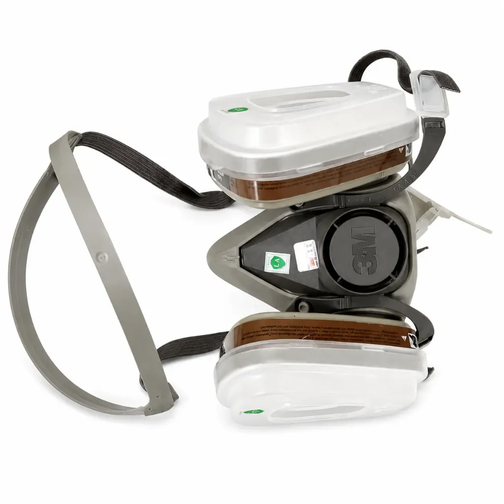 3M Reusable Half Face Respirator Mask – Professional Respiratory Protection with Replaceable Filters & Cartridges