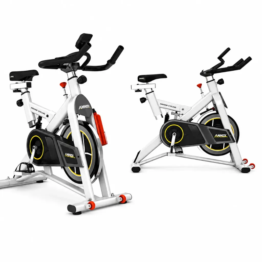Spin Bike with LCD Display & iPad Holder – 13kg Flywheel Belt-Drive Indoor Exercise Bike, 110kg Capacity