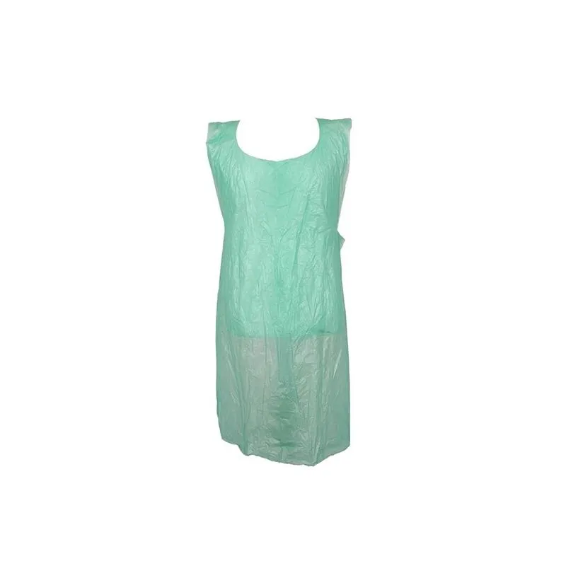 Disposable Green Aprons 150 × 95cm – Waterproof Protective Plastic Aprons for Healthcare & General Use