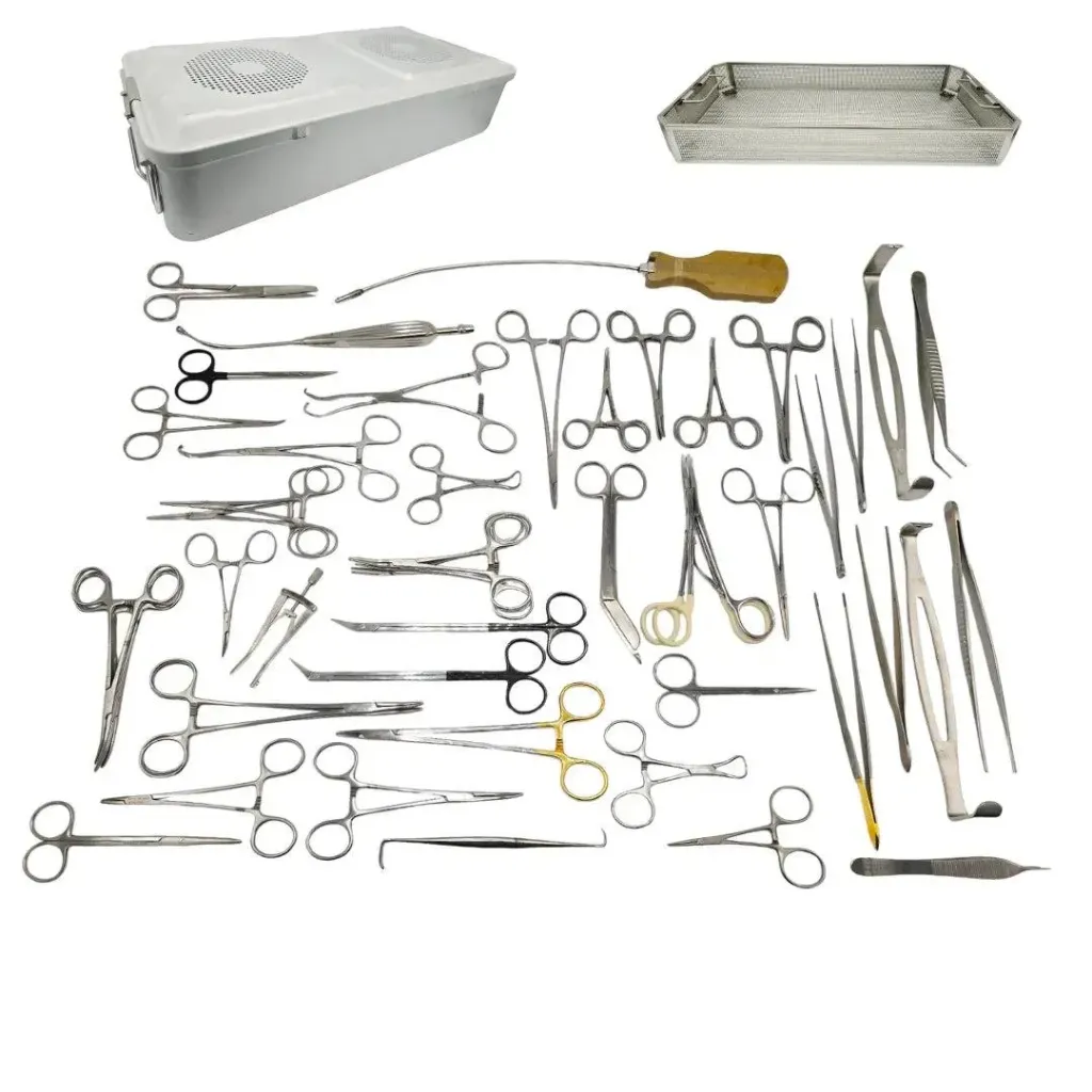 Vascular Surgical Instrument Set – Complete Reusable Instrument Kit for Vascular Surgery Procedures