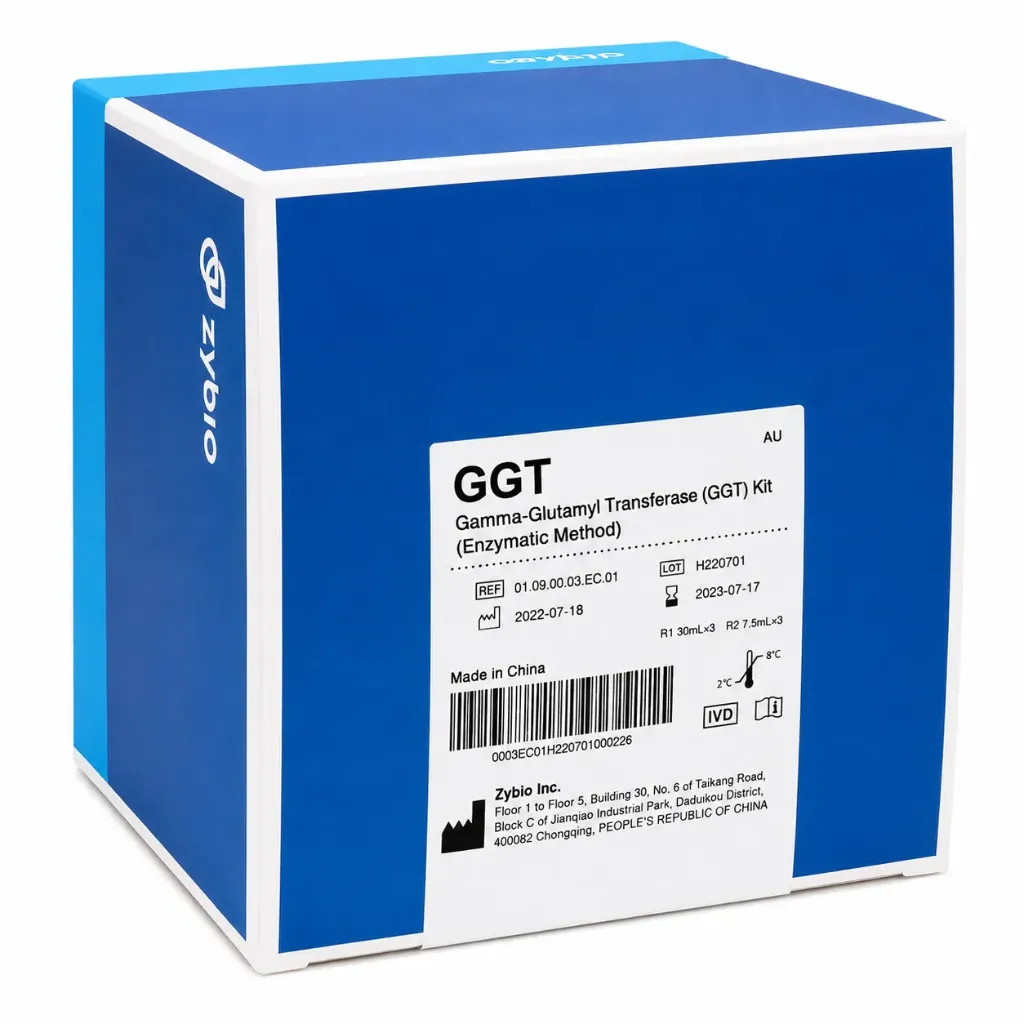 Zybio Gamma-Glutamyl Transferase (GGT) Reagent 30mL × 3 / 7.5mL × 3 – Clinical Chemistry Test Kit