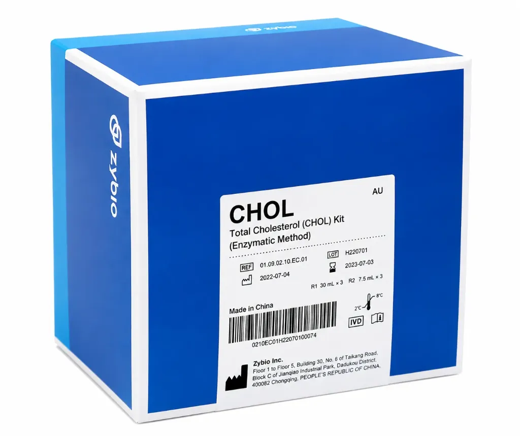 Zybio Total Cholesterol (TC) Reagent 30mL × 6 – Clinical Chemistry Cholesterol Test Kit