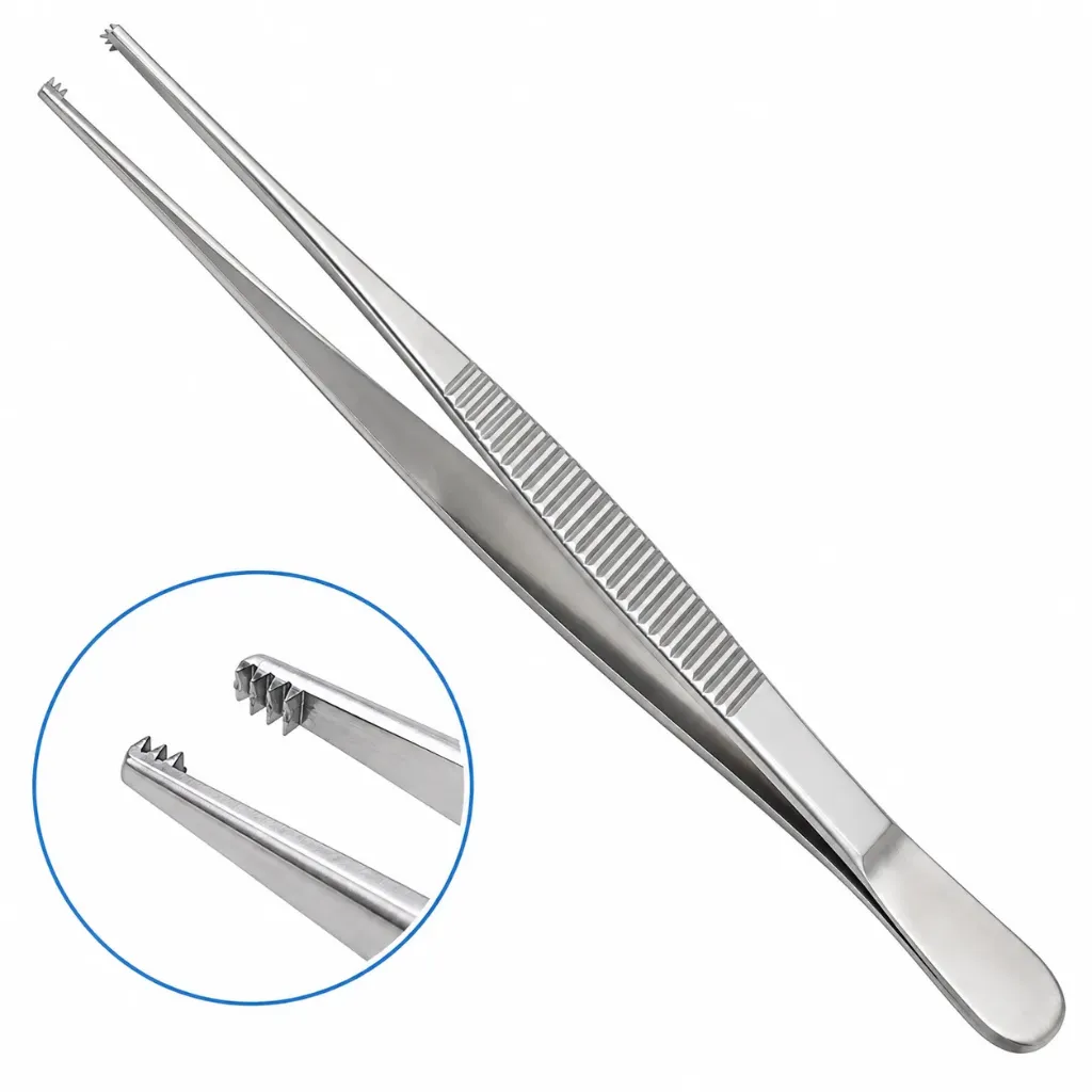 Waugh/Gillies Toothed Dissecting Forceps – Surgical Tissue Grasping Forceps