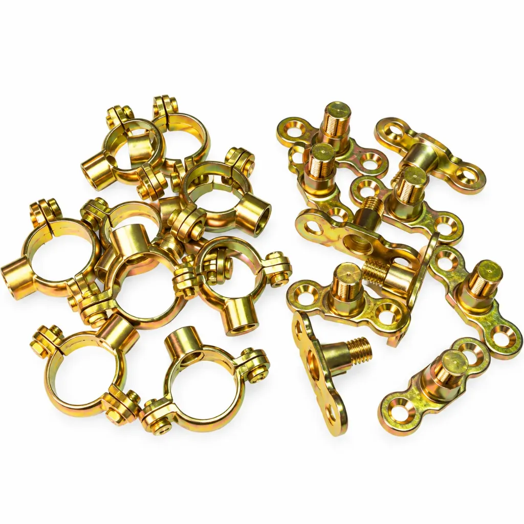 Munsen Rings Complete with Clamps – Medical Gas Copper Pipe Support Bracket for MGPS (15mm)
