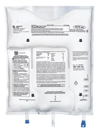 Smof Kabiven Central 1970 Ml (Parenteral Nutrition Emulsion)-Fresenius