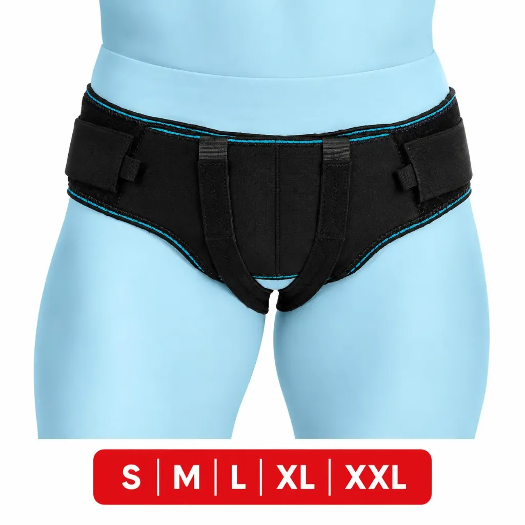Double-Sided Inguinal Hernia Belt