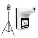 K3 Pro Wall Mounted Non-Contact Infrared Thermometer with a Tripod stand.