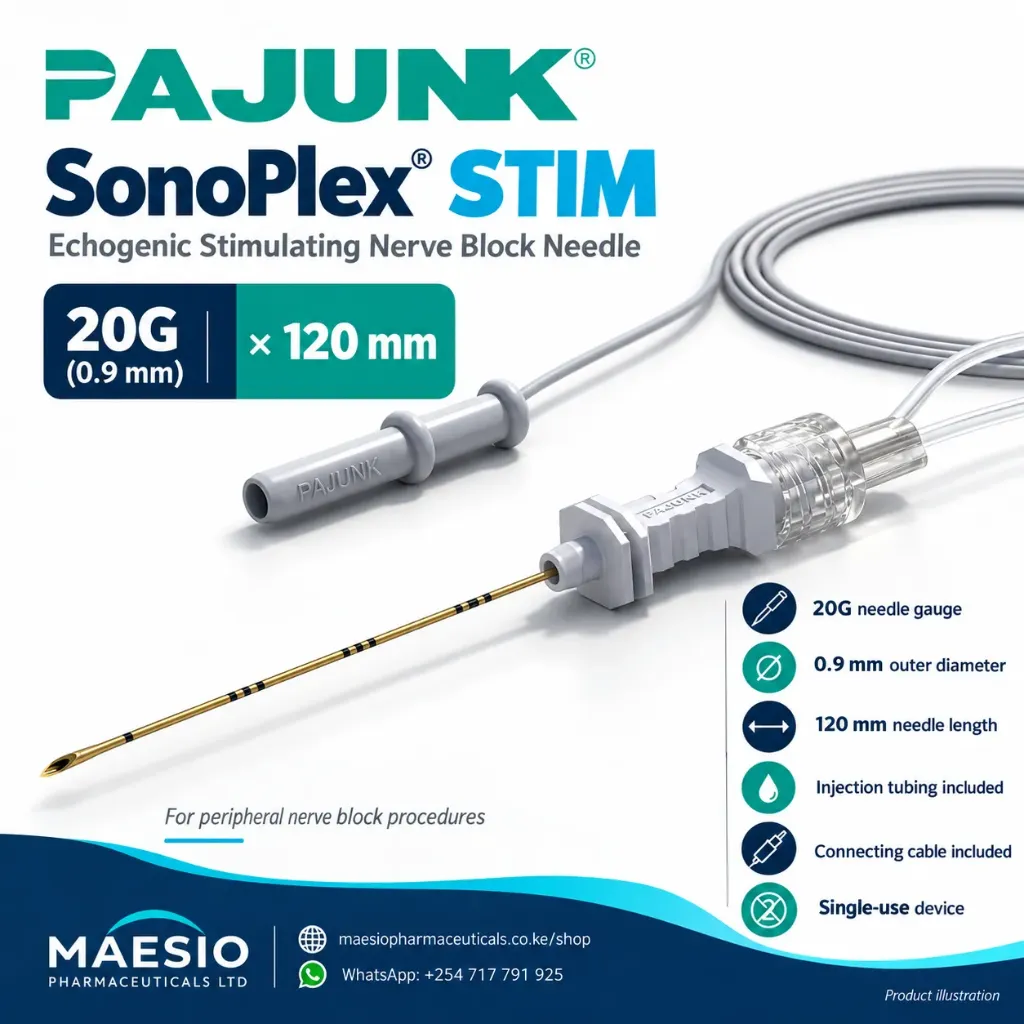 Sonoplex STIM 20G(0.9)*120MM With Inj tube and connecting Cable-PAJUNG