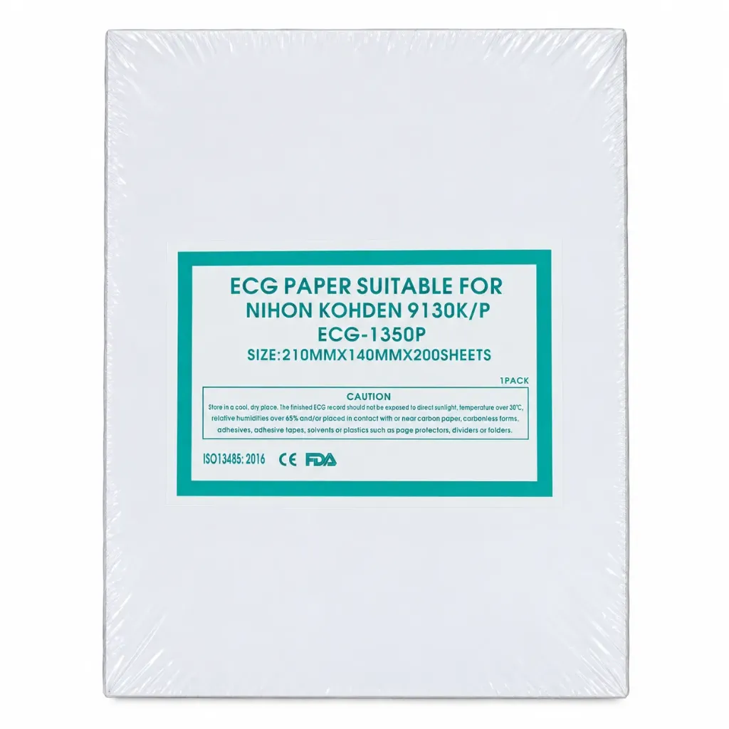 Nihon Kohden 9130K/P ECG Paper 210mm × 140mm × 200 Sheets
