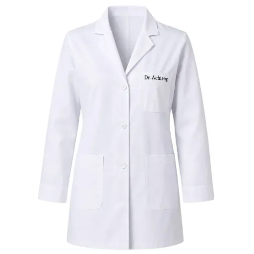 White medical lab coat
